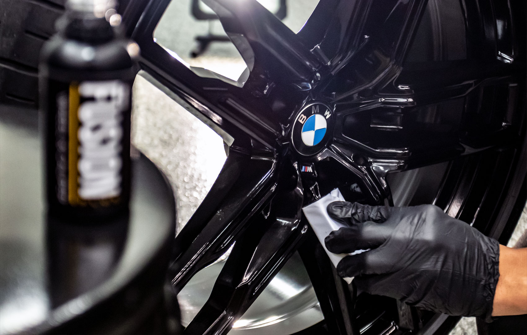 Ceramic coating wheel installation